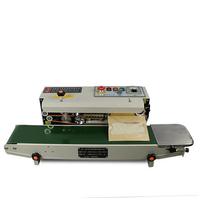 Plastic Packaging Material Nitrogen Sealing Machine with Date Coding 840*380*270mm