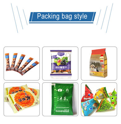 Automatic Feeding System Powder Granule Liquid Packaging Machine for 10g-500g Pouches