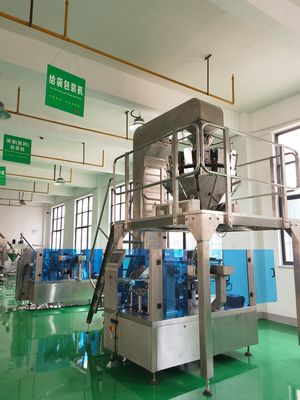 Automatic Feeding System Powder Granule Liquid Packaging Machine for 10g-500g Pouches