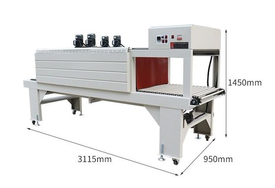 Automatic PE Film Shrinking Machine For Beer Beverage Mineral Water Voltage 220V/380V