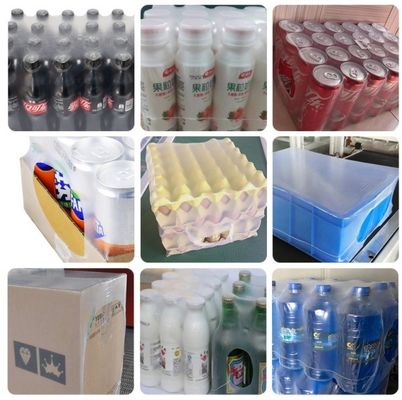 Automatic PE Film Shrinking Machine For Beer Beverage Mineral Water Voltage 220V/380V