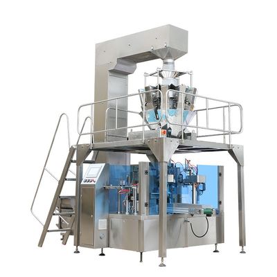 20-70 Bags Per Minute Electric Driven Doypack Packing Machine for Popcorn Pasta Oats
