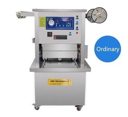 Electric Driven Tray Vacuum Sealing Machine for Food Beverage Shops Nitrogen Included