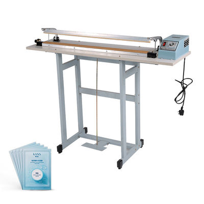 Through Type Foot Pedal Bags Pedal Sealing Machine with Food Grade Cutter and Sealer