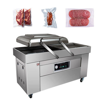 CE Certification DZ400 Automatic Double Chamber Vacuum Packing Machine For Food