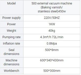 Convenient DZ-600W External Nozzle Vacuum Sealing Machine for Fish Meat Food Packaging