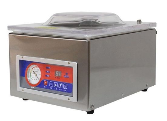 Stainless Steel Single Chamber Vacuum Sealer 41*32*29 for Food Beverage Packaging Line