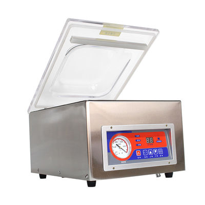 Stainless Steel Single Chamber Vacuum Sealer 41*32*29 for Food Beverage Packaging Line