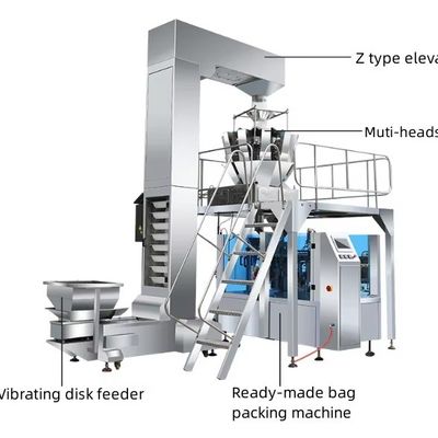 Plastic Packaging Material Used Speed Rotary Bag Packing Machine for Nuts and Seeds