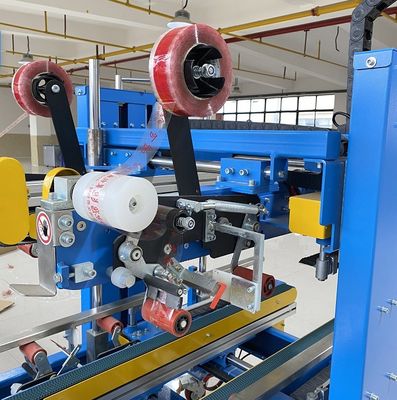 Carton Case Box Erector Bottom Sealer Automatic Carton Sealer Four-Corner Edge Sealing Machine Carton Sealing Packing Line