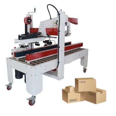 Sealing Width 48-75mm Auto Flapper Carton Folding And Sealing Machine for Heavy Boxes