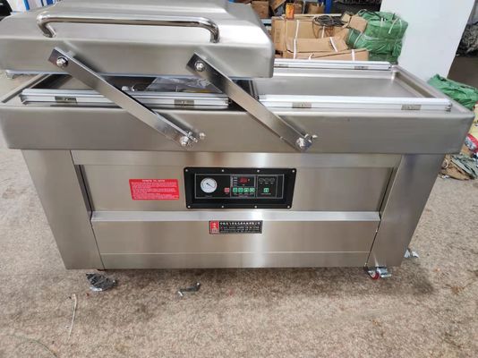Powerful Vacuum Pump CE Certified Automatic Nitrogen Filling/Vacuum Double Chambers Snacks Packing Machine