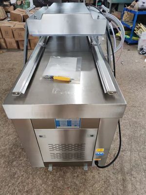 Powerful Vacuum Pump CE Certified Automatic Nitrogen Filling/Vacuum Double Chambers Snacks Packing Machine