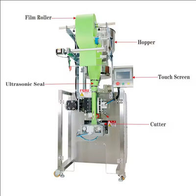 YF-62 Non Woven Sachet Ultrasonic Heat Seal Packaging Machine Measure Range 1-100g