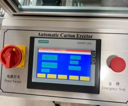Glass Packaging Material High Speed 25 Cartons Per Minute Automatic Sealing Machine