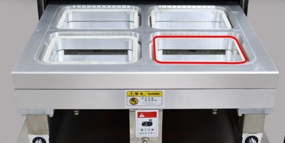 Gas Flush Tray Sealer for Chicken Fish and Vegetables in Modified Atmosphere Packaging