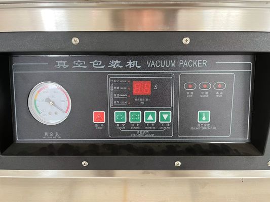 Double Chamber Vacuum Packaging Machinery with 250 KG Capacity and Gas Filling Option