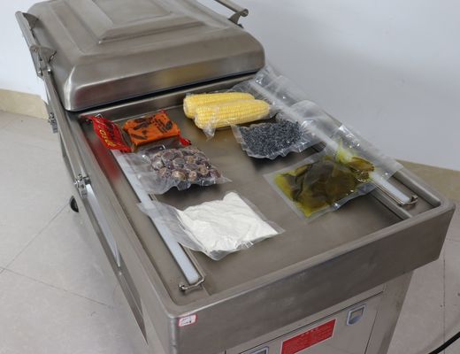 Cutting-edge Technology Semi-automatic Double Chamber Vacuum Sealer for Bags Packaging