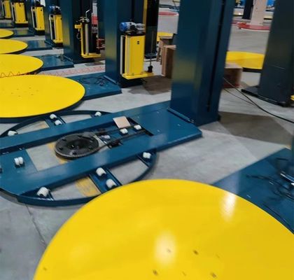 Energy Mining Industry Fully Automatic Pallet Wrapping Machine with Scale and Film