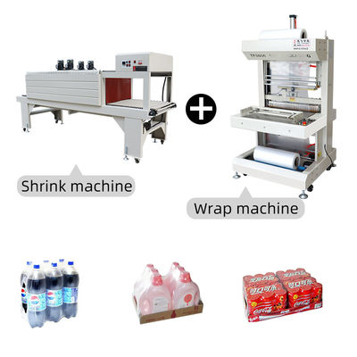 TF650 Energy Drink Bottle Shrink Tunnel Machine High Speed Shrinkage with PE Material