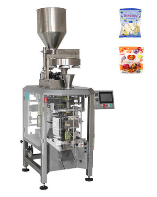350 KG Nuts Packing Machine with Measuring Cup 3-sides Sealing Bag and Heat Sealing Form