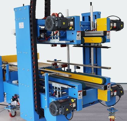 320-500mm Sealing Length Automatic Edges Side Carton Box Case Corner Sealing Sealer Machine