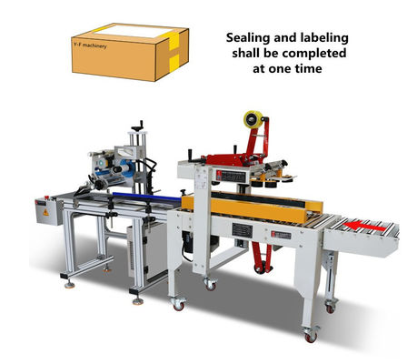 Easy to Operate Automatic Label Sticker Tabletop Labeling and Carton Sealing Machine