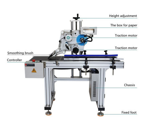 Easy to Operate Automatic Label Sticker Tabletop Labeling and Carton Sealing Machine