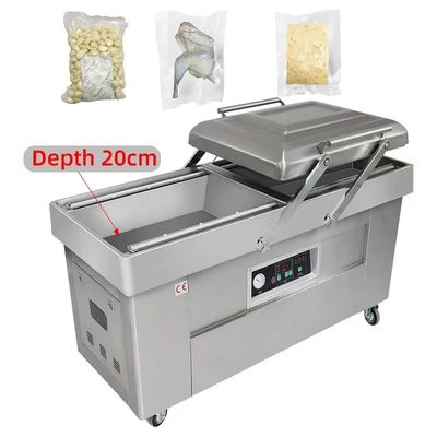 Commercial Vacuum Sealer Machine for Whole Chicken Packaging Double Chamber Design