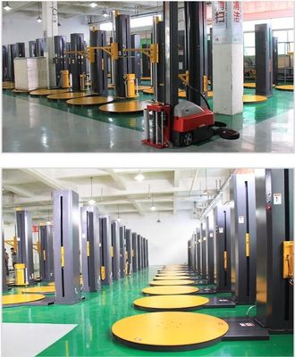 2400mm Column Height Pallet Wrapping Machine Stretch Film Automatic Stretch Wrap Machine Pallet Wrapper
