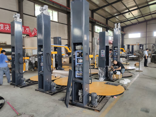 2400mm Column Height Pallet Wrapping Machine Stretch Film Automatic Stretch Wrap Machine Pallet Wrapper