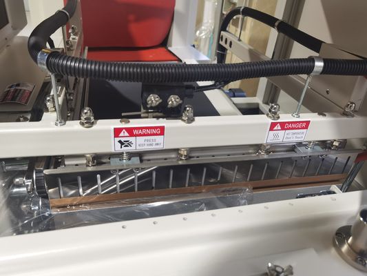 450L PLC Type Egg Trays Automatic Seal Wrap Machine With Vertical Photoelectric Sensor