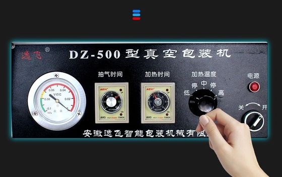 Double Chambers Vacuum Sealing Machine for Sealing Food Rice Peanut Meat Powder Flour