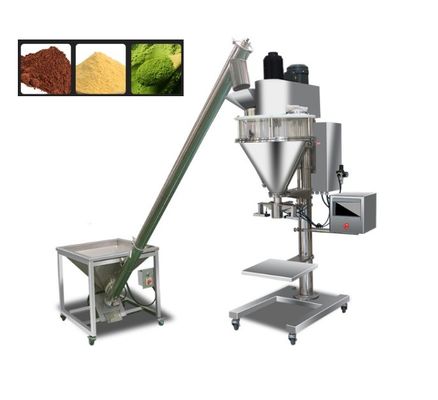 Electric Semi-Automatic Auger Powder Filling Machine for Coffee Flour Chilli Detergent Milk Powder Food Chemicals 220V