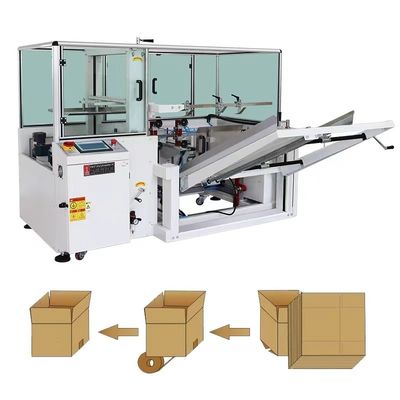 220V/50HZ Voltage Fully Automatic Carton Erector and Sealing Machine for Packing Line