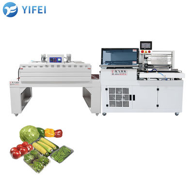 Automatic Vegetable Shrink Wrapping Machine with Meet Wrapping Technical Requestments