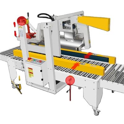400W Semi Automatic Flap Folder Box Carton Case Sealing Machine with Left Right Drive