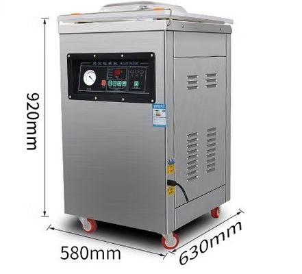 DZ500 Stainless Steel Vacuum Packaging Machine for Cooked Food Fruits and Vegetables