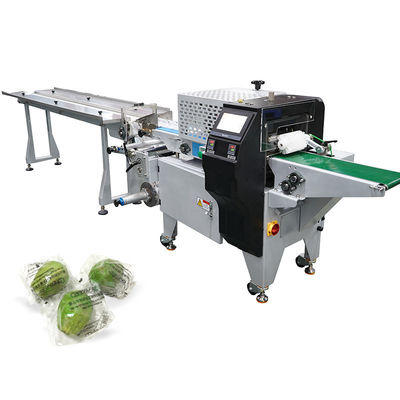 Servo Control System Flow Pack Vegetable Fruit Mushroom Vegetable Potato Packing Machine