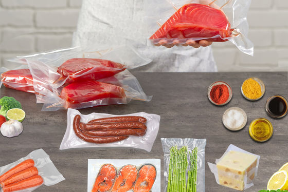 DZ600 Automatic Double Chamber Vacuum Sealer for Fish Meat Sausage Beef Shrimp Packaging