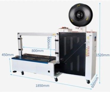 Full Auto Strapping Machine With CE Certification Voltage 380V/220V Tension 0-60kg