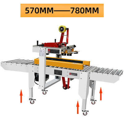 380V/220V Carton Corrugated Box Automatic Folding Sealing And Strapping Machines Line