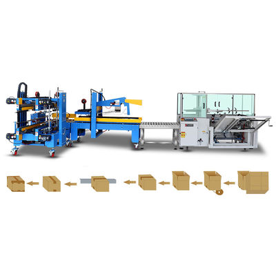Fully Automatic Tape Box Case Carton Erector Machine with Advanced PLC Control System