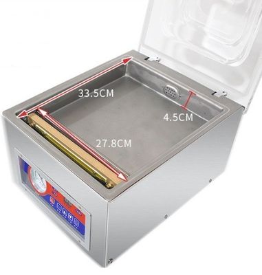 Electric Driven Table Type Mini Vacuum Packing Machine for Salmon Foie Gras Caviar