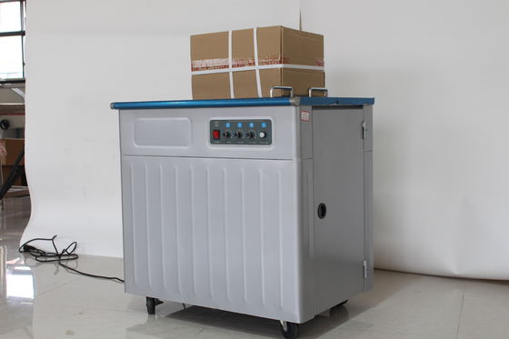 Semi-automatic Carton Case Box Strapping Machine with Double Motors and Spare Parts