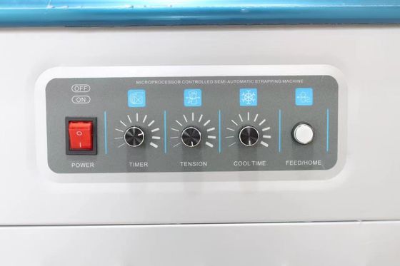Semi-automatic Carton Case Box Strapping Machine with Double Motors and Spare Parts