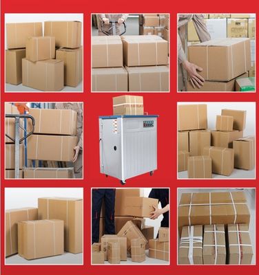 Semi Automatic Carton Strapping Machine with PP Binding Capability and Functio