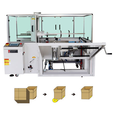 1900x2080x1492mm Front Seal Carton Forming Automatic Tape Case Erector for Box Forming