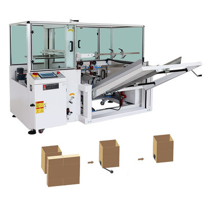 1900x2080x1492mm Semi-automatic Packing Line Carton Erecting Forming Sealing Machine