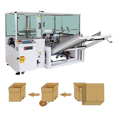Automatic Pneumatic Box Bottom Case Erecting Machine for Corrugated Carton Packaging